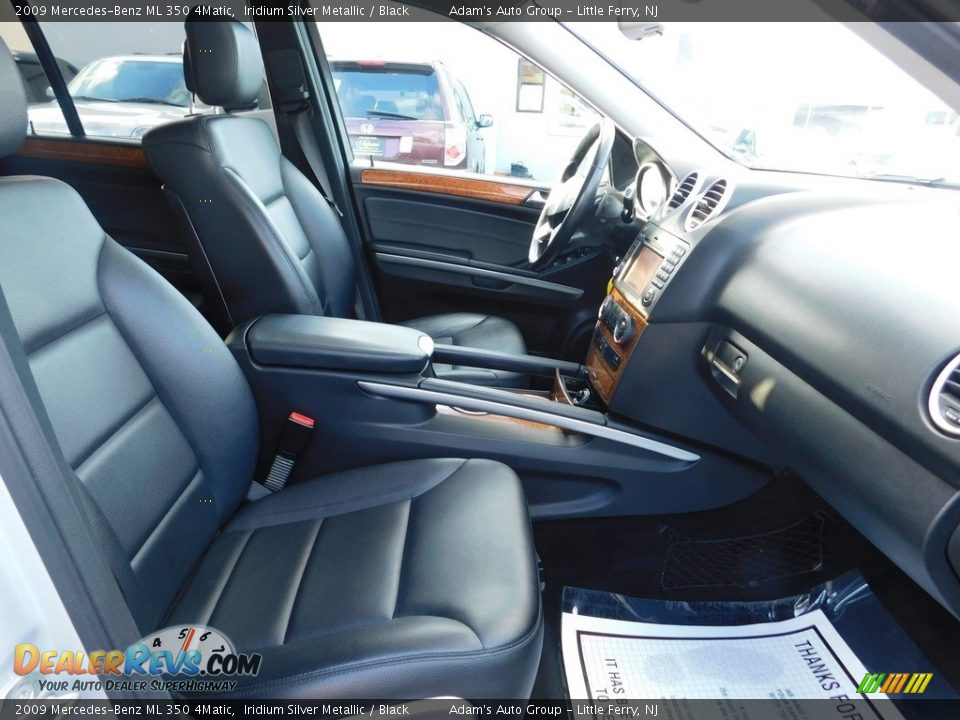 2009 Mercedes-Benz ML 350 4Matic Iridium Silver Metallic / Black Photo #18