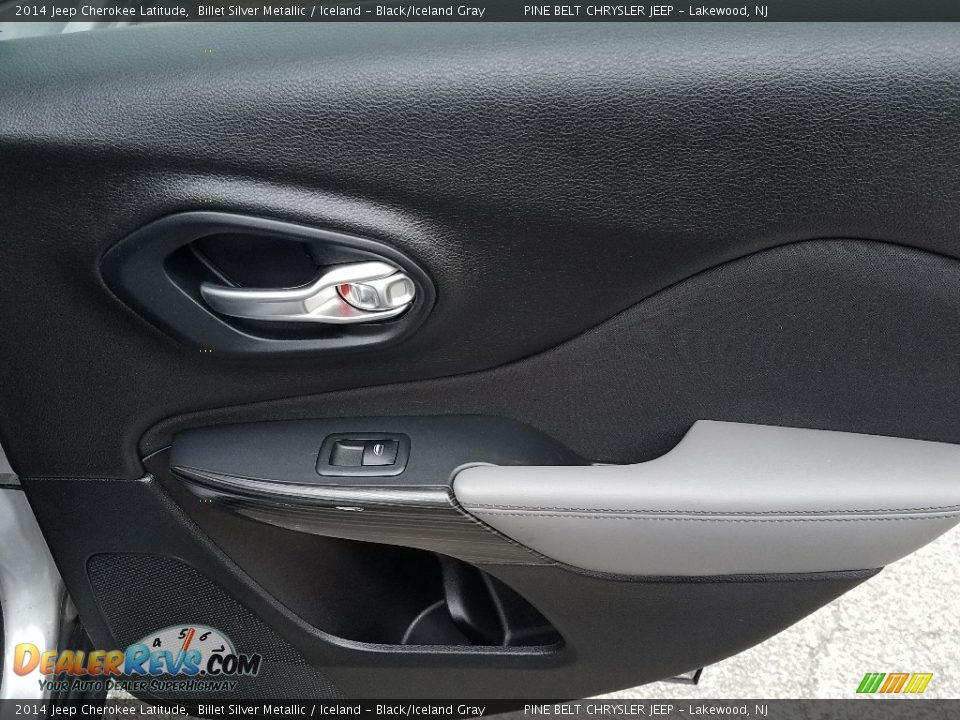 2014 Jeep Cherokee Latitude Billet Silver Metallic / Iceland - Black/Iceland Gray Photo #26