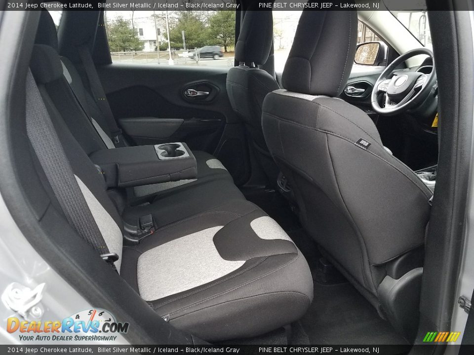 2014 Jeep Cherokee Latitude Billet Silver Metallic / Iceland - Black/Iceland Gray Photo #27