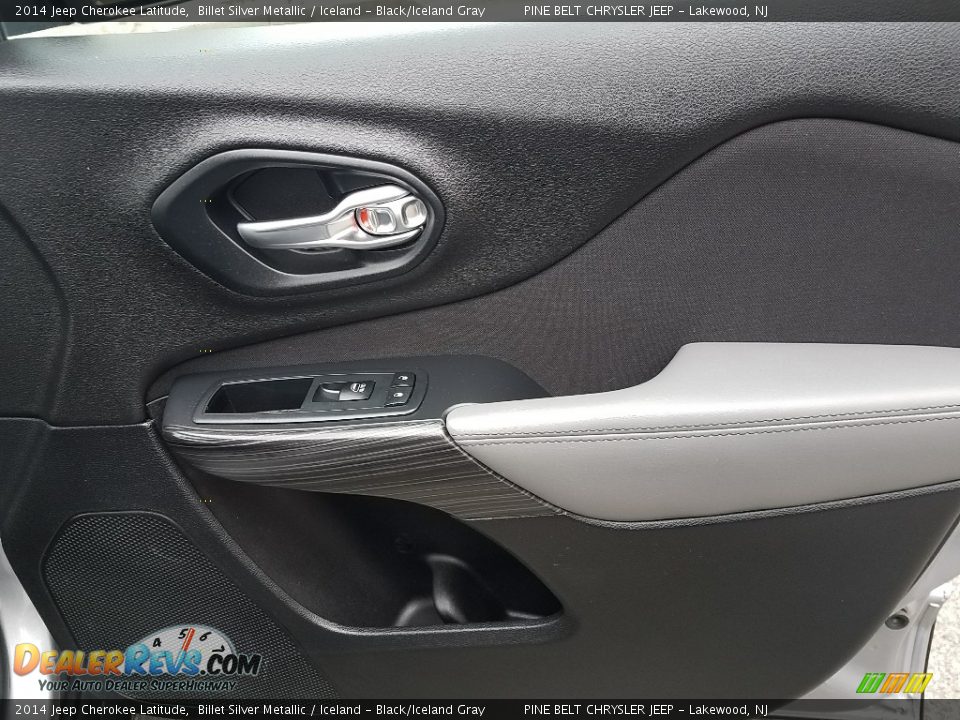 2014 Jeep Cherokee Latitude Billet Silver Metallic / Iceland - Black/Iceland Gray Photo #28