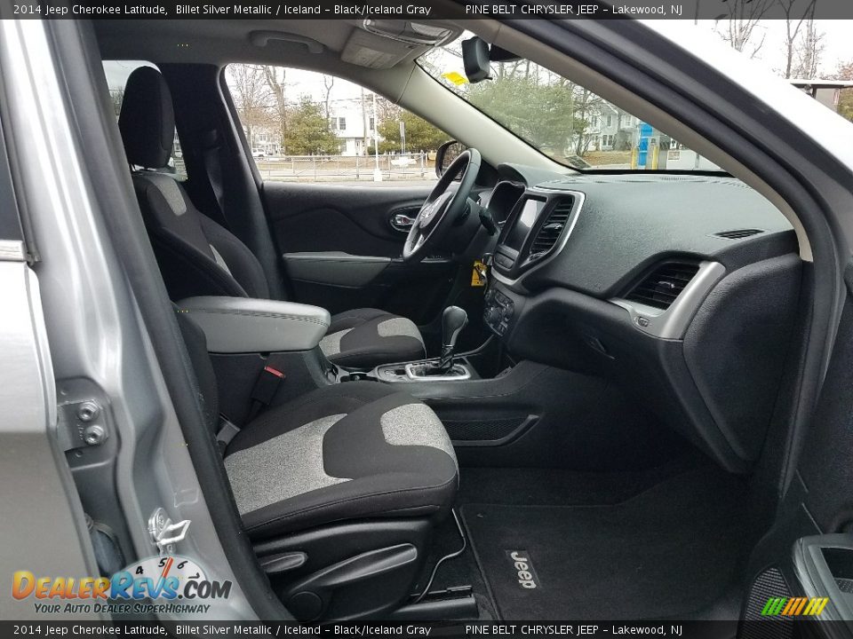 2014 Jeep Cherokee Latitude Billet Silver Metallic / Iceland - Black/Iceland Gray Photo #30