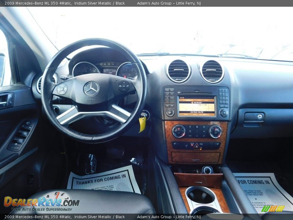 2009 Mercedes-Benz ML 350 4Matic Iridium Silver Metallic / Black Photo #26
