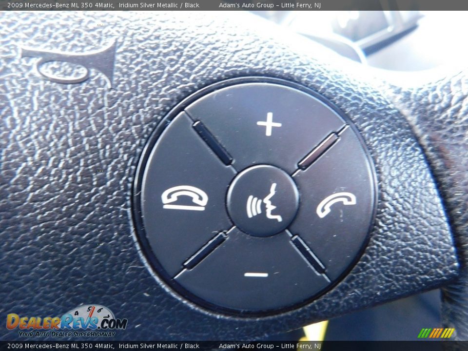 2009 Mercedes-Benz ML 350 4Matic Iridium Silver Metallic / Black Photo #29