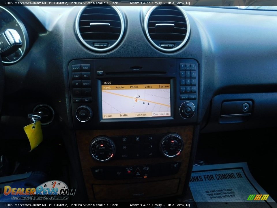 2009 Mercedes-Benz ML 350 4Matic Iridium Silver Metallic / Black Photo #35
