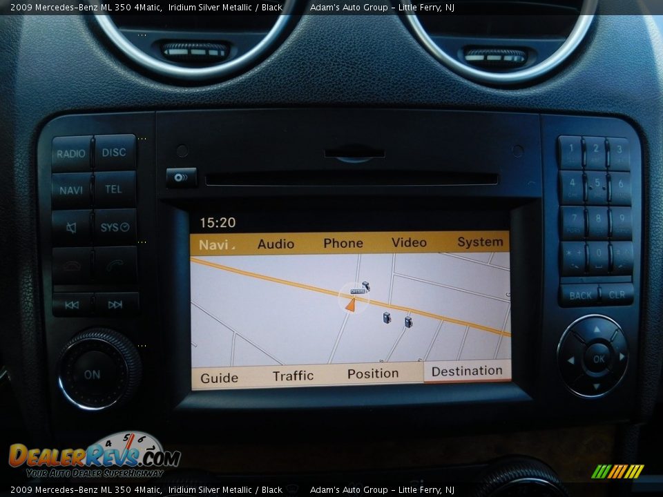 2009 Mercedes-Benz ML 350 4Matic Iridium Silver Metallic / Black Photo #36