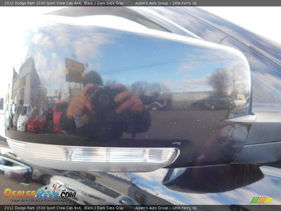2012 Dodge Ram 1500 Sport Crew Cab 4x4 Black / Dark Slate Gray Photo #10