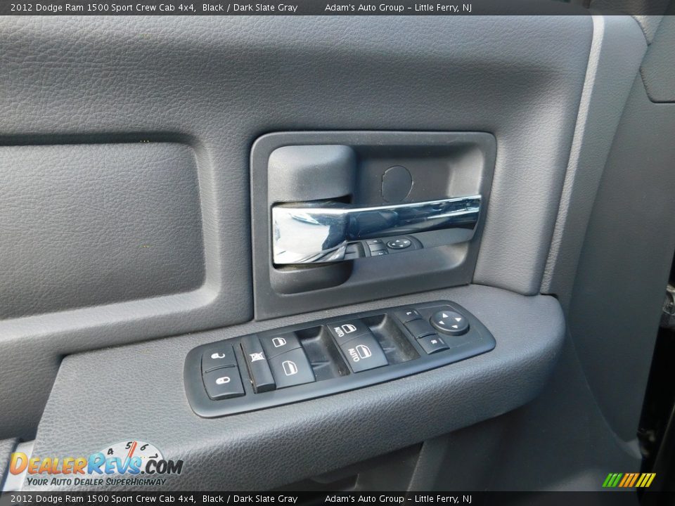 2012 Dodge Ram 1500 Sport Crew Cab 4x4 Black / Dark Slate Gray Photo #12