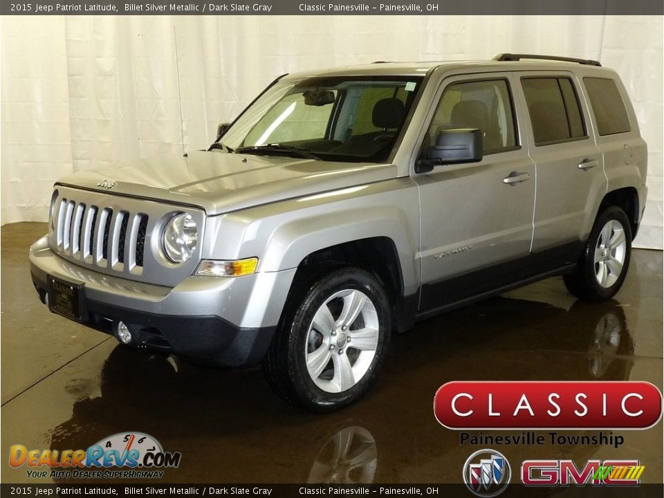 2015 Jeep Patriot Latitude Billet Silver Metallic / Dark Slate Gray Photo #1