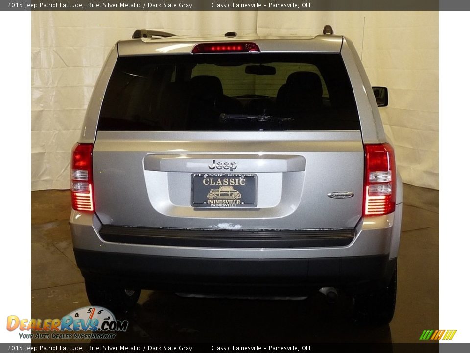 2015 Jeep Patriot Latitude Billet Silver Metallic / Dark Slate Gray Photo #3