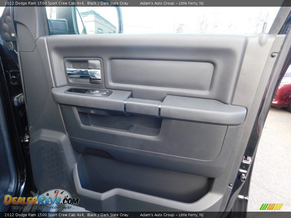 2012 Dodge Ram 1500 Sport Crew Cab 4x4 Black / Dark Slate Gray Photo #18