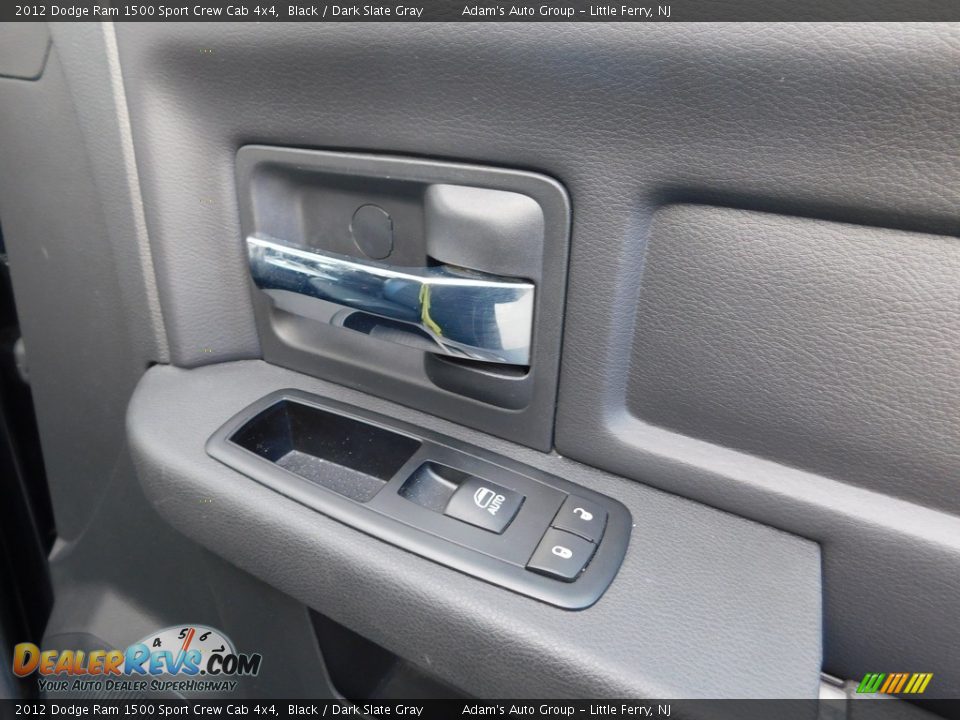 2012 Dodge Ram 1500 Sport Crew Cab 4x4 Black / Dark Slate Gray Photo #19