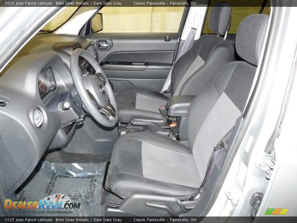 2015 Jeep Patriot Latitude Billet Silver Metallic / Dark Slate Gray Photo #6