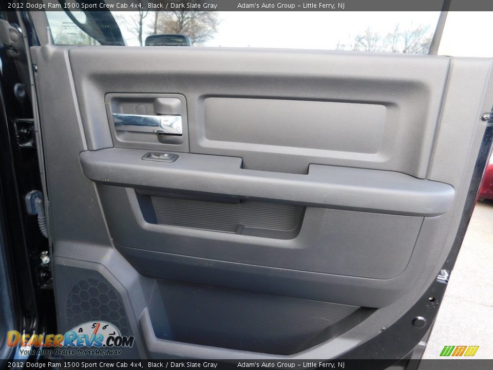 2012 Dodge Ram 1500 Sport Crew Cab 4x4 Black / Dark Slate Gray Photo #22