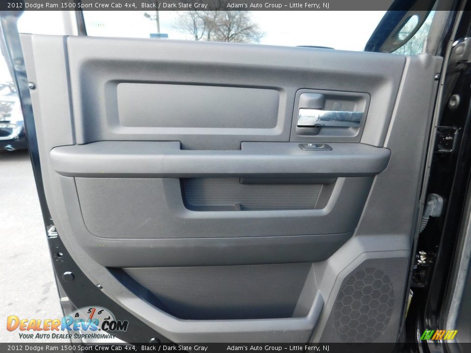 2012 Dodge Ram 1500 Sport Crew Cab 4x4 Black / Dark Slate Gray Photo #24