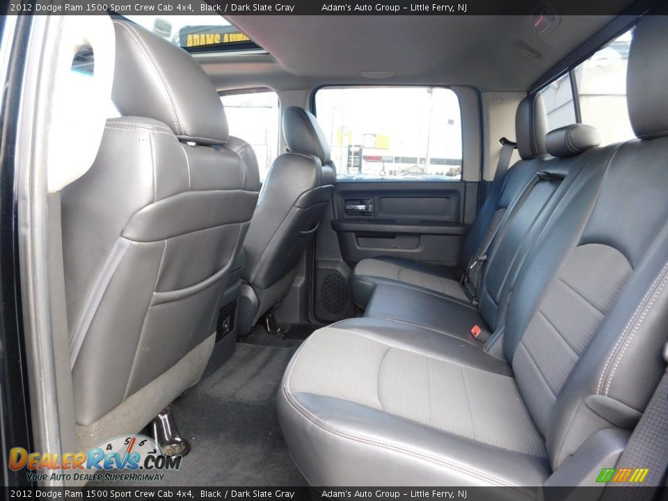 2012 Dodge Ram 1500 Sport Crew Cab 4x4 Black / Dark Slate Gray Photo #25