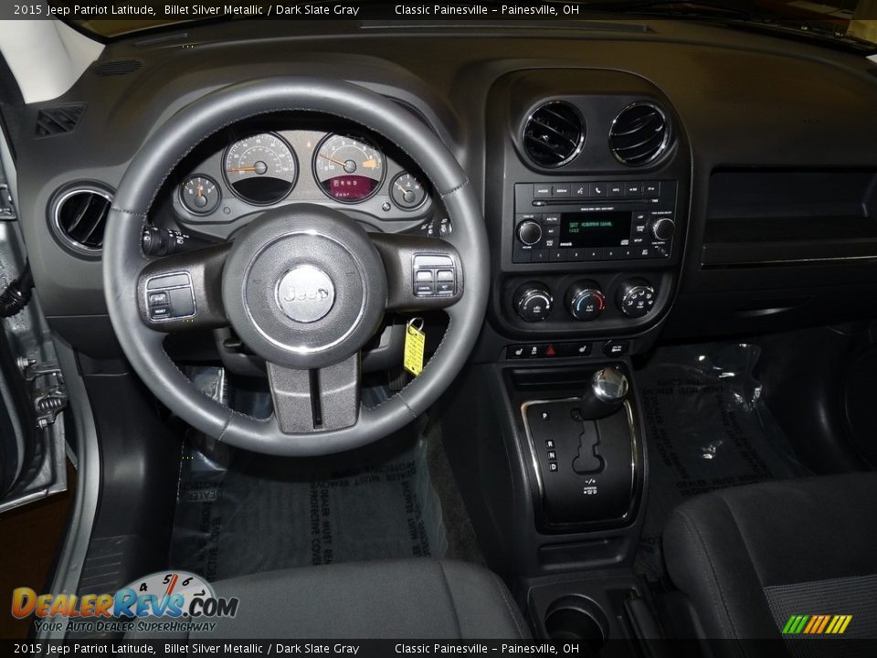 2015 Jeep Patriot Latitude Billet Silver Metallic / Dark Slate Gray Photo #10