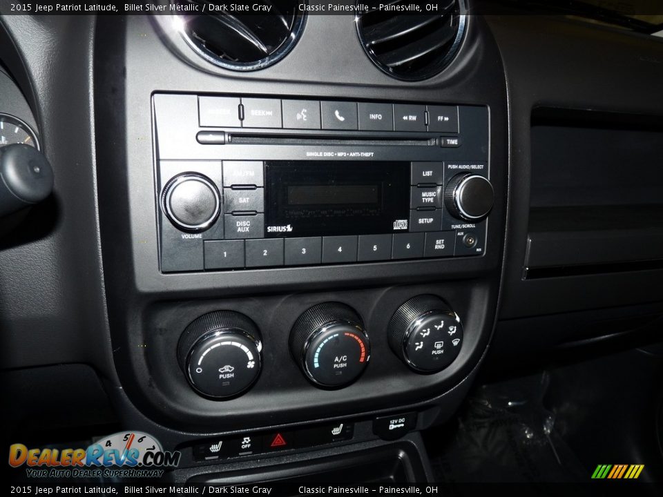 2015 Jeep Patriot Latitude Billet Silver Metallic / Dark Slate Gray Photo #11