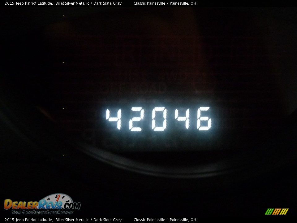2015 Jeep Patriot Latitude Billet Silver Metallic / Dark Slate Gray Photo #13