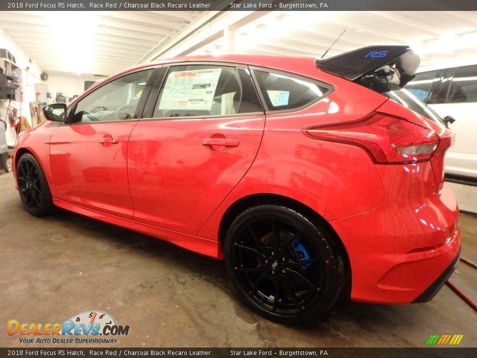 2018 Ford Focus RS Hatch Race Red / Charcoal Black Recaro Leather Photo #6