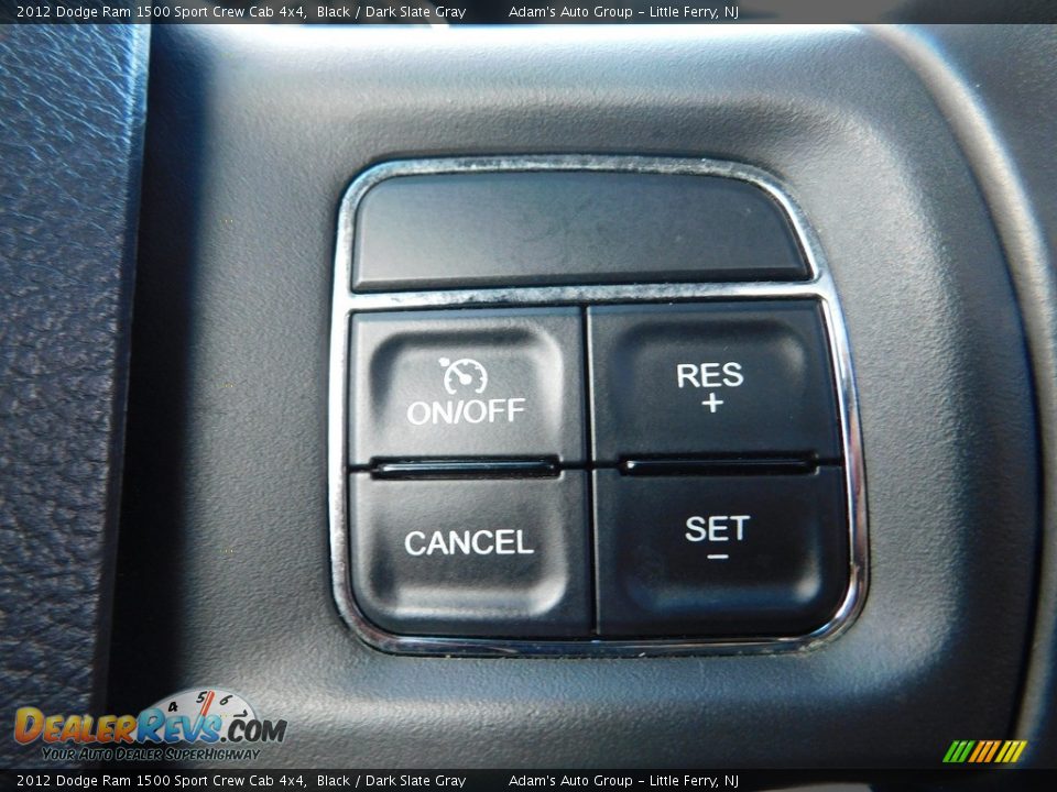 2012 Dodge Ram 1500 Sport Crew Cab 4x4 Black / Dark Slate Gray Photo #29