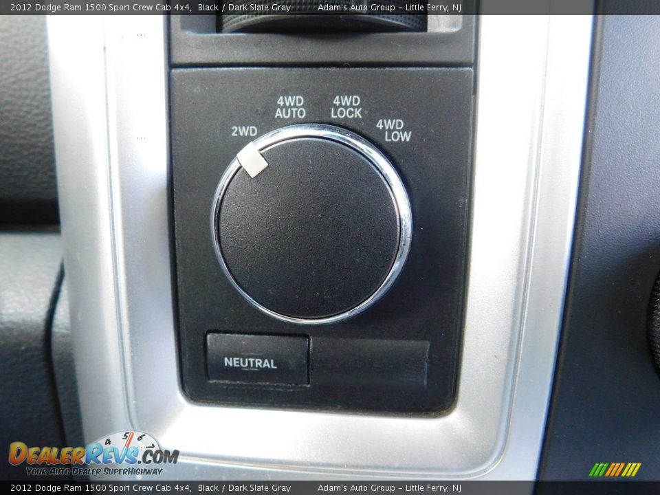 2012 Dodge Ram 1500 Sport Crew Cab 4x4 Black / Dark Slate Gray Photo #30