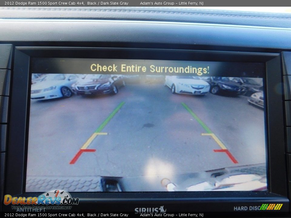 2012 Dodge Ram 1500 Sport Crew Cab 4x4 Black / Dark Slate Gray Photo #33