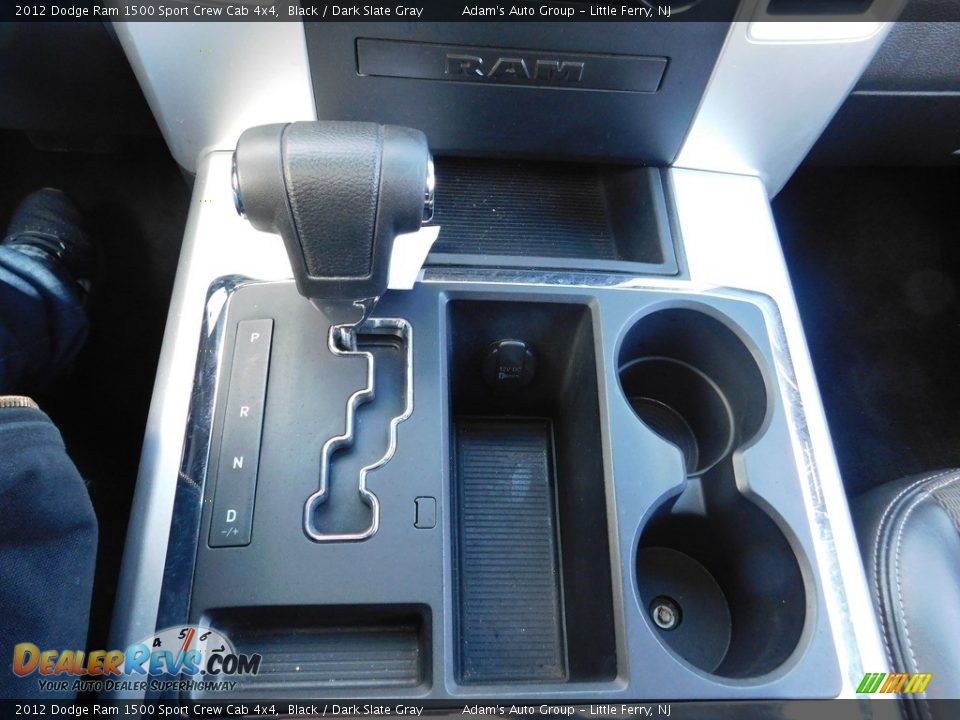 2012 Dodge Ram 1500 Sport Crew Cab 4x4 Black / Dark Slate Gray Photo #35
