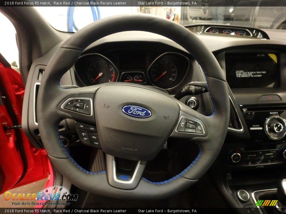 2018 Ford Focus RS Hatch Steering Wheel Photo #16