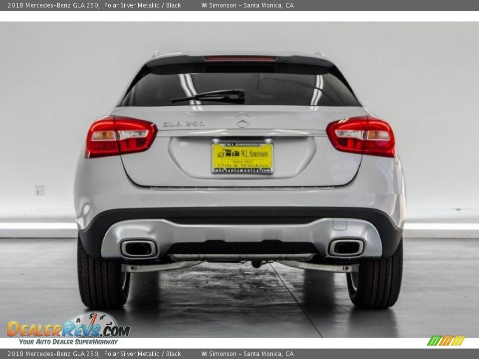2018 Mercedes-Benz GLA 250 Polar Silver Metallic / Black Photo #4
