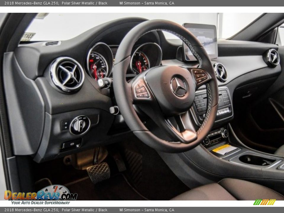 2018 Mercedes-Benz GLA 250 Polar Silver Metallic / Black Photo #6