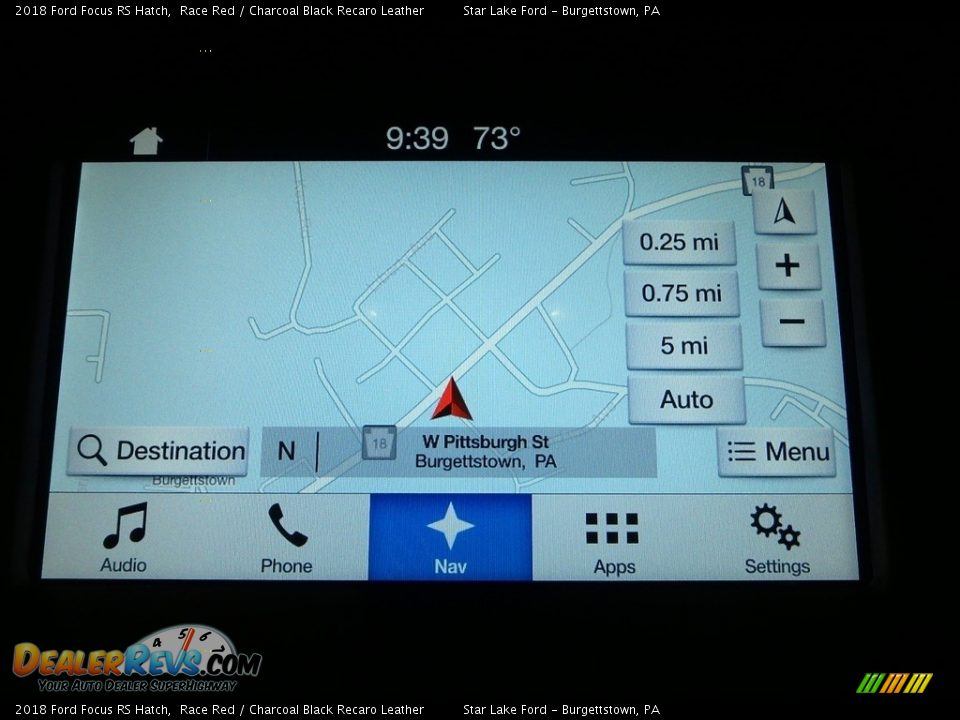 2018 Ford Focus RS Hatch Race Red / Charcoal Black Recaro Leather Photo #20