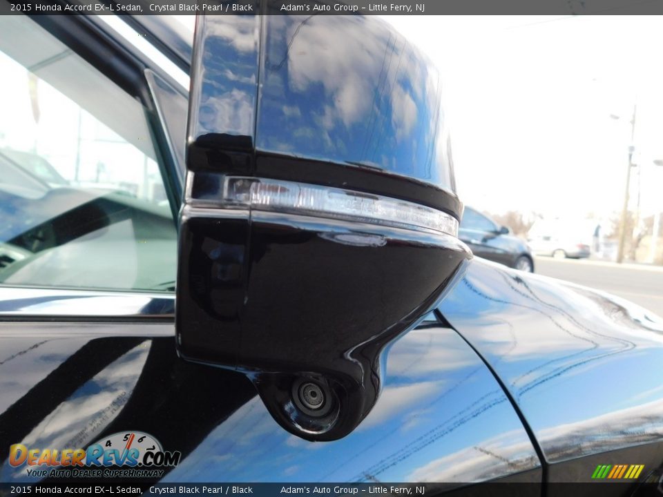 2015 Honda Accord EX-L Sedan Crystal Black Pearl / Black Photo #8