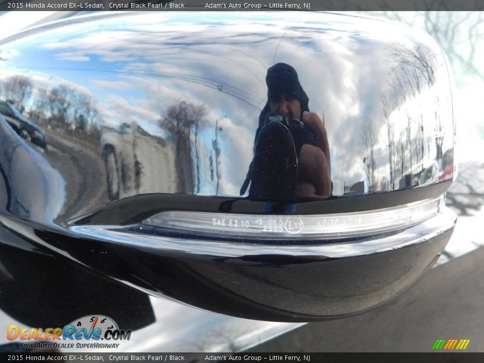 2015 Honda Accord EX-L Sedan Crystal Black Pearl / Black Photo #9