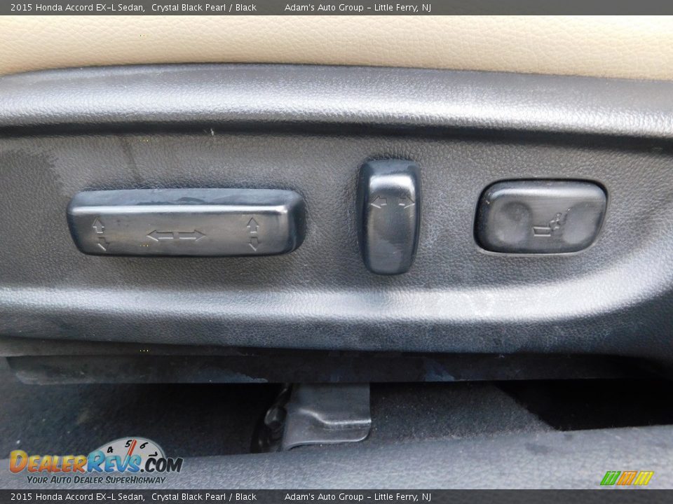 2015 Honda Accord EX-L Sedan Crystal Black Pearl / Black Photo #15