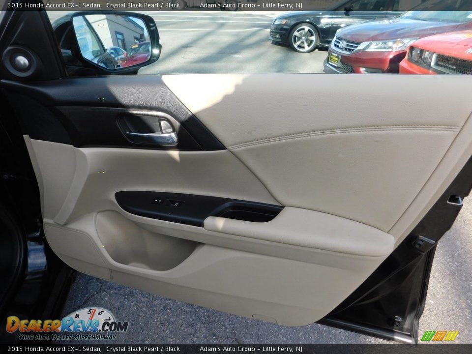 2015 Honda Accord EX-L Sedan Crystal Black Pearl / Black Photo #16