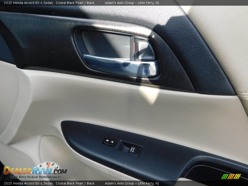 2015 Honda Accord EX-L Sedan Crystal Black Pearl / Black Photo #17