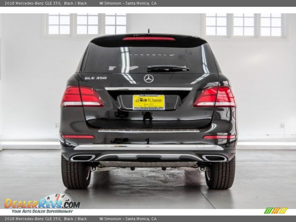 2018 Mercedes-Benz GLE 350 Black / Black Photo #4