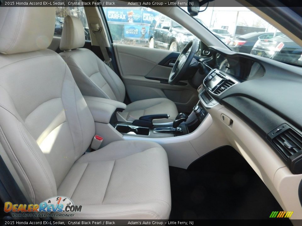 2015 Honda Accord EX-L Sedan Crystal Black Pearl / Black Photo #18