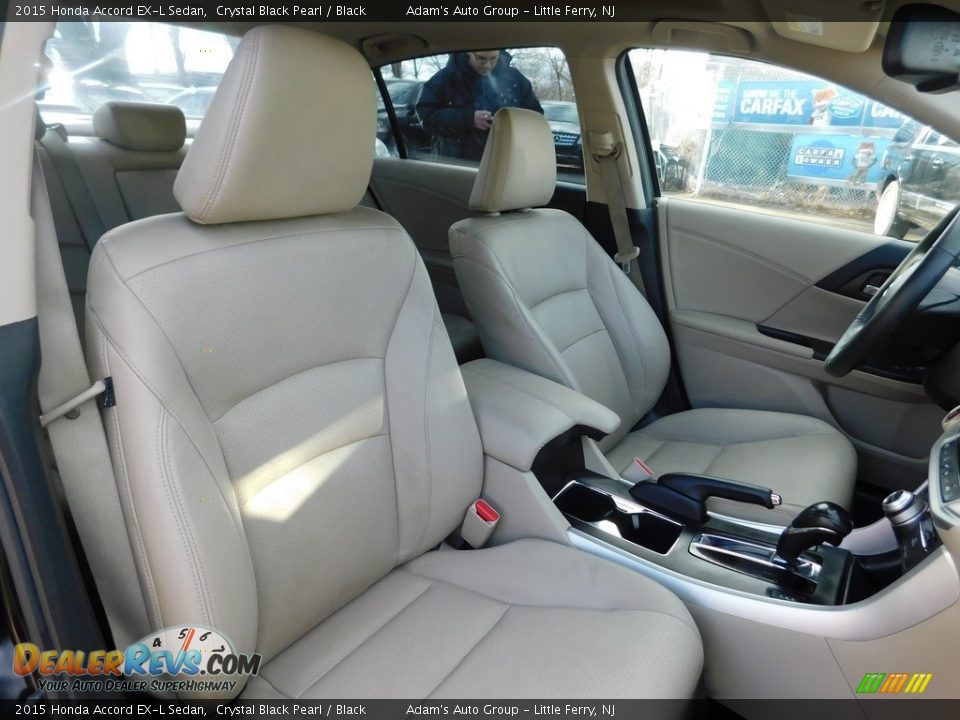 2015 Honda Accord EX-L Sedan Crystal Black Pearl / Black Photo #19