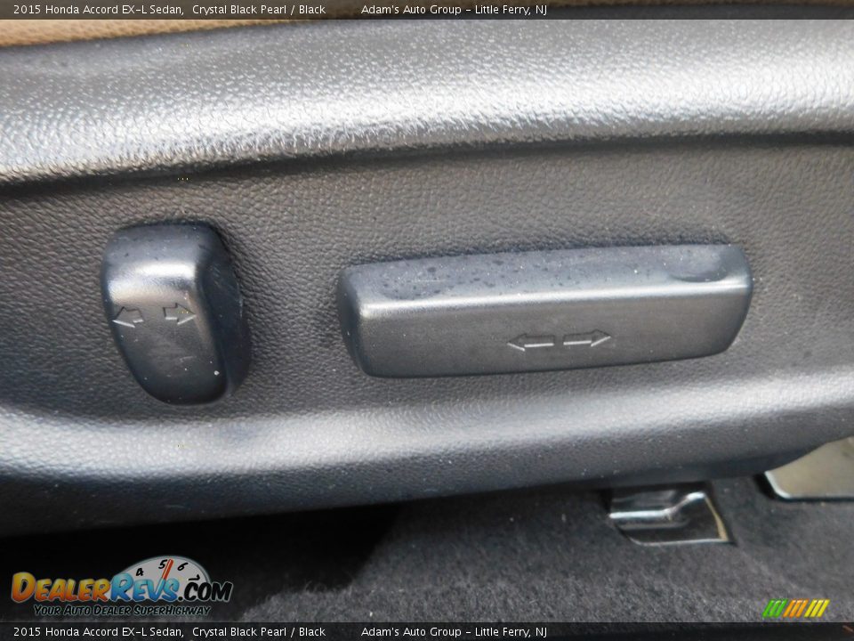 2015 Honda Accord EX-L Sedan Crystal Black Pearl / Black Photo #20