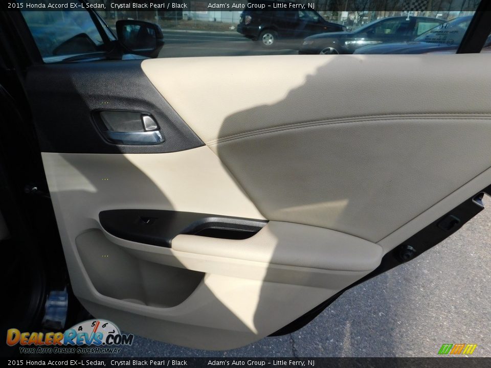 2015 Honda Accord EX-L Sedan Crystal Black Pearl / Black Photo #21