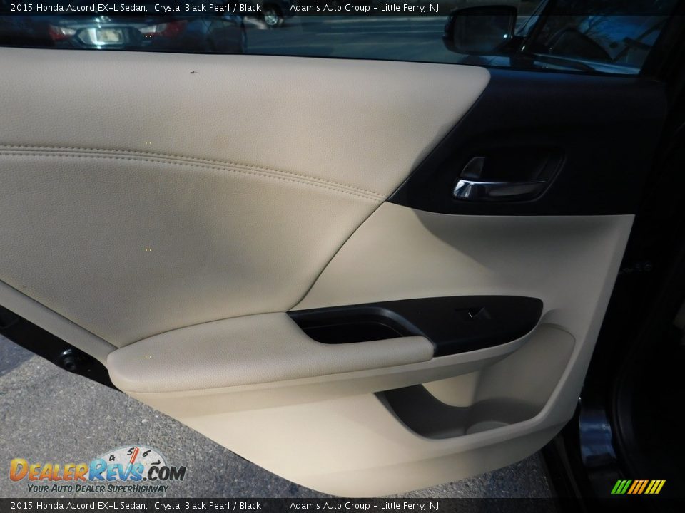 2015 Honda Accord EX-L Sedan Crystal Black Pearl / Black Photo #23
