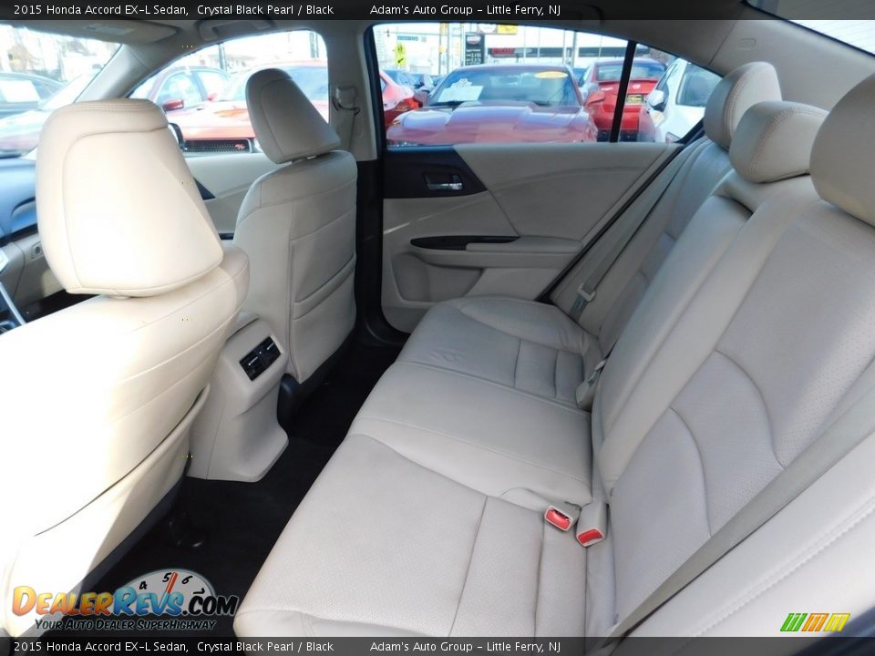 2015 Honda Accord EX-L Sedan Crystal Black Pearl / Black Photo #24