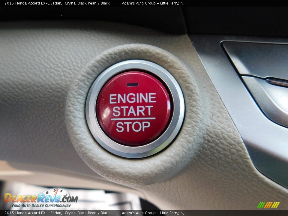 2015 Honda Accord EX-L Sedan Crystal Black Pearl / Black Photo #29