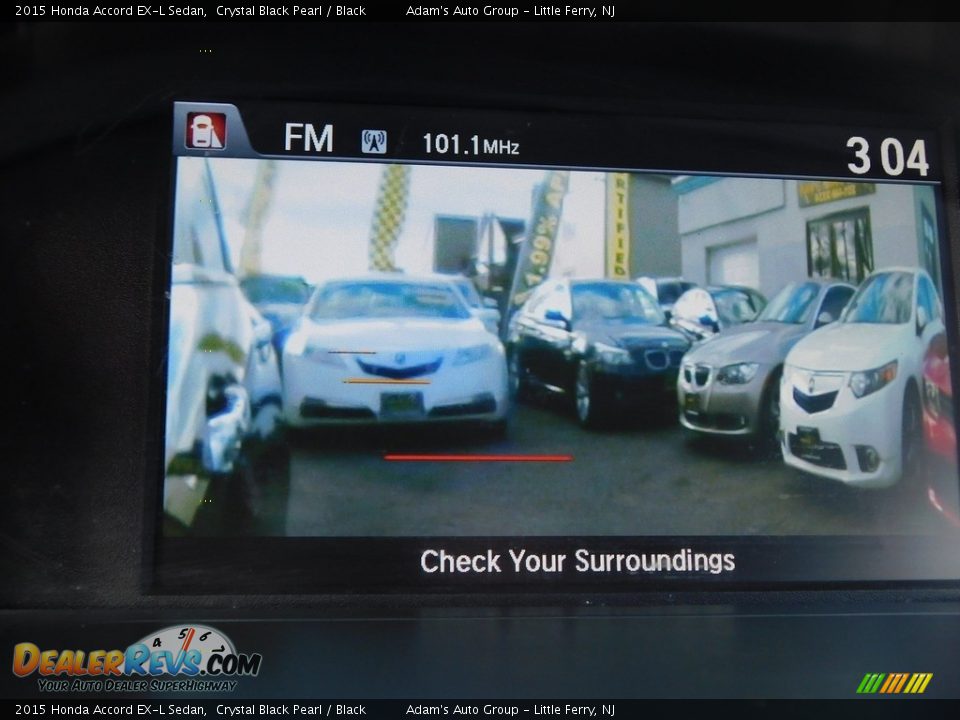 2015 Honda Accord EX-L Sedan Crystal Black Pearl / Black Photo #35
