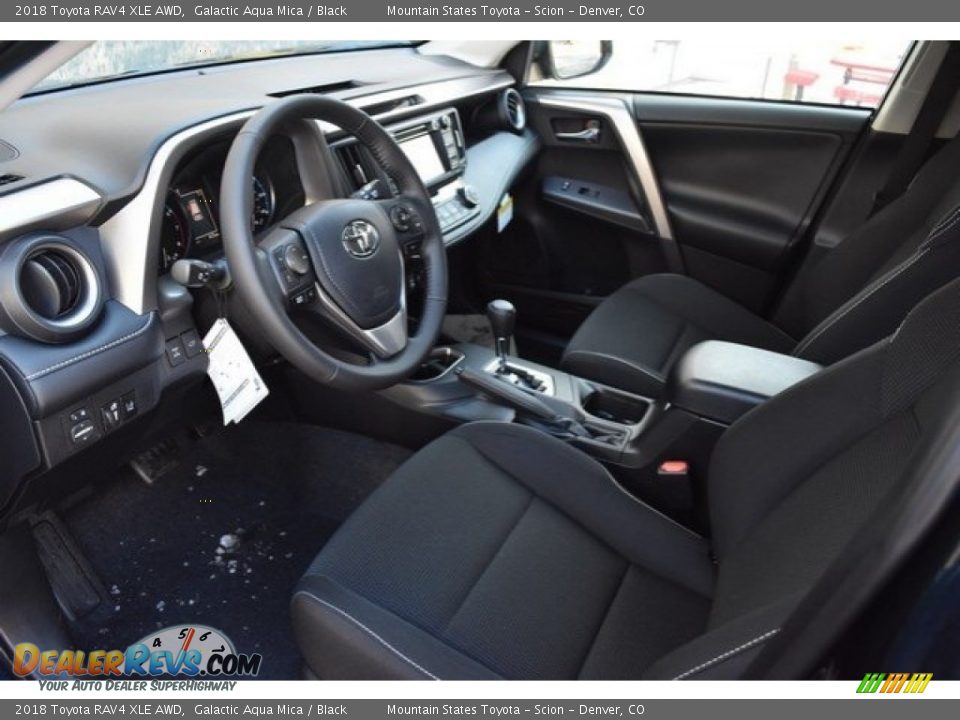 2018 Toyota RAV4 XLE AWD Galactic Aqua Mica / Black Photo #5