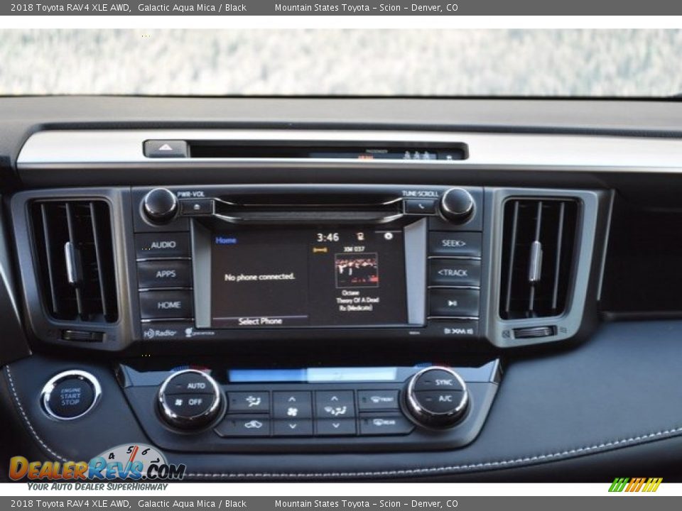 2018 Toyota RAV4 XLE AWD Galactic Aqua Mica / Black Photo #6