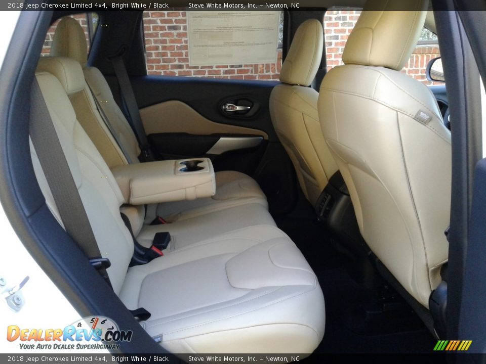 2018 Jeep Cherokee Limited 4x4 Bright White / Black Photo #13