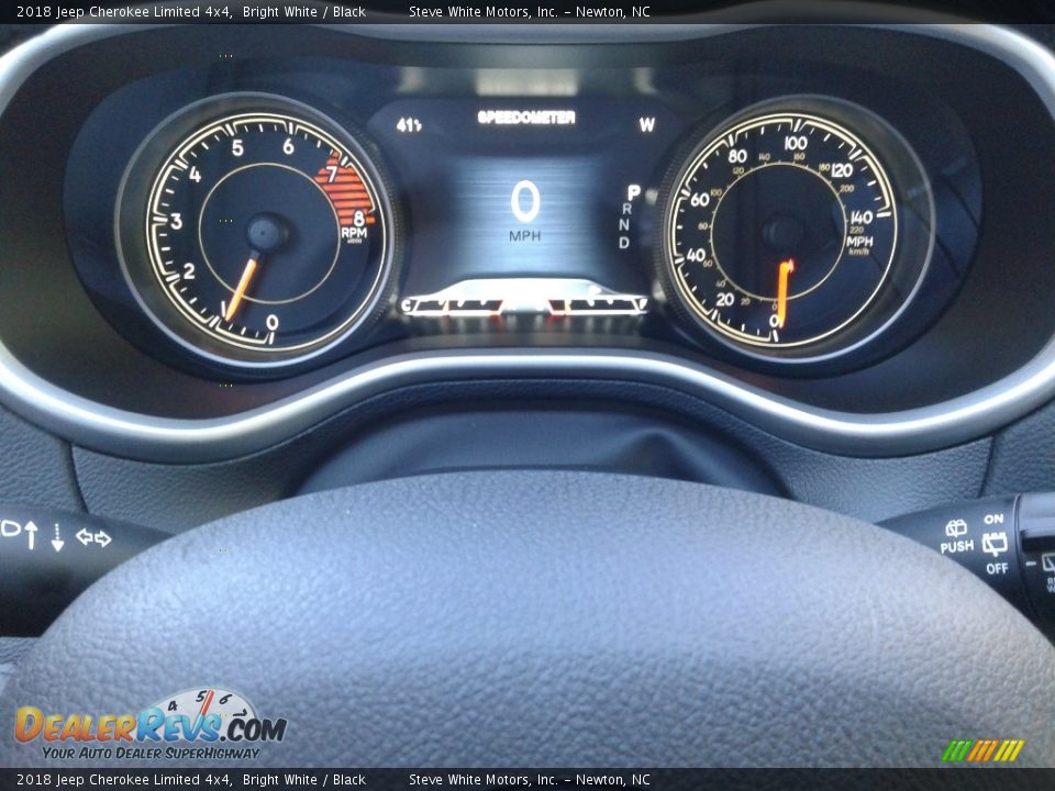 2018 Jeep Cherokee Limited 4x4 Bright White / Black Photo #18