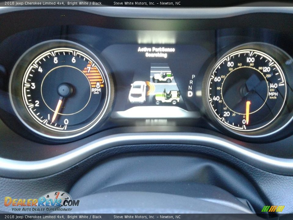 2018 Jeep Cherokee Limited 4x4 Bright White / Black Photo #19